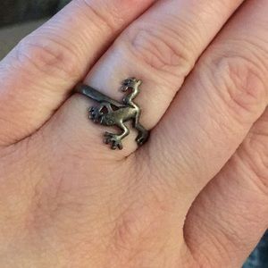 Sterling Silver Frog Ring